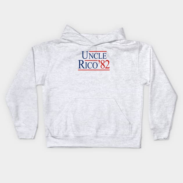 Uncle Rico '82 Kids Hoodie by BodinStreet